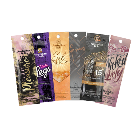 KIT 6 BUSTINE 15ML + POCHETTE MARE IN OMAGGIO | Australian Gold