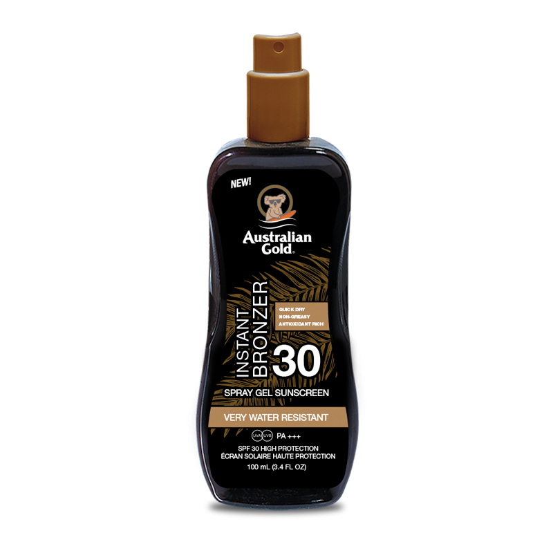 SPF 30 SPRAY GEL CON BRONZER Travel size SPF 30 SPRAY GEL CON BRONZER Travel size