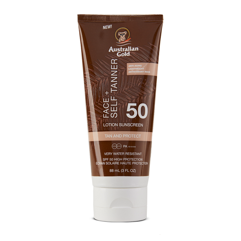 SPF 50 FACE+ SELF TANNER LOTION SPF 50 FACE+ SELF TANNER LOTION