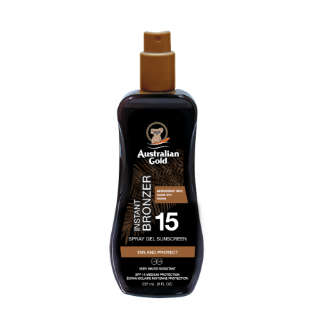 SPF 15 SPRAY GEL WITH BRONZER | Australian Gold