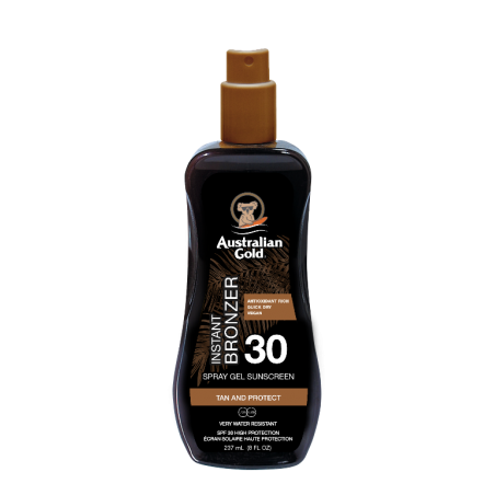 SPF 30 SPRAY GEL WITH BRONZER | Australian Gold