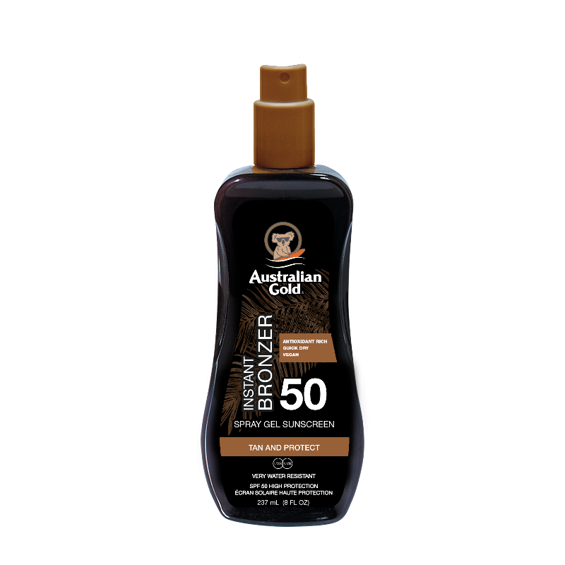 SPF 50 SPRAY GEL WITH BRONZER SPF 50 SPRAY GEL WITH BRONZER