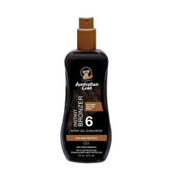 SPF 6 SPRAY GEL WITH BRONZER | Australian Gold