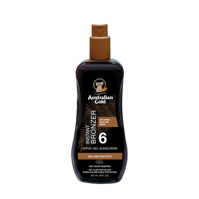 SPF 6 SPRAY GEL WITH BRONZER SPF 6 SPRAY GEL WITH BRONZER
